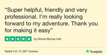 Trustpilot Review - Donna Murray-trail